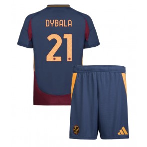 AS Roma Paulo Dybala #21 Rezervni Dres za Dječji 2024-25 Kratak Rukavima (+ kratke hlače)